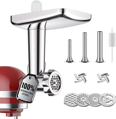 Stainless steel meat grinder - steel,