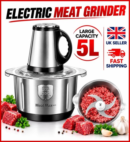 Electric meat grinder - 5l,