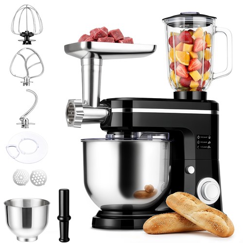 Stand mixer 2000w food - 3-in-1,